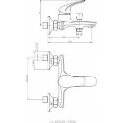Bateria wannowa KUCHINOX NAVIA BKV_010D